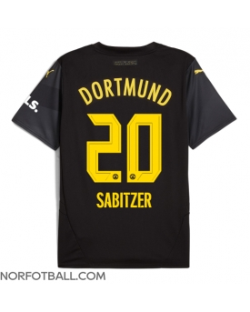 Billige Fotballdrakt Borussia Dortmund Marcel Sabitzer #20 Replika Bortedrakt 2024-25 Kortermet